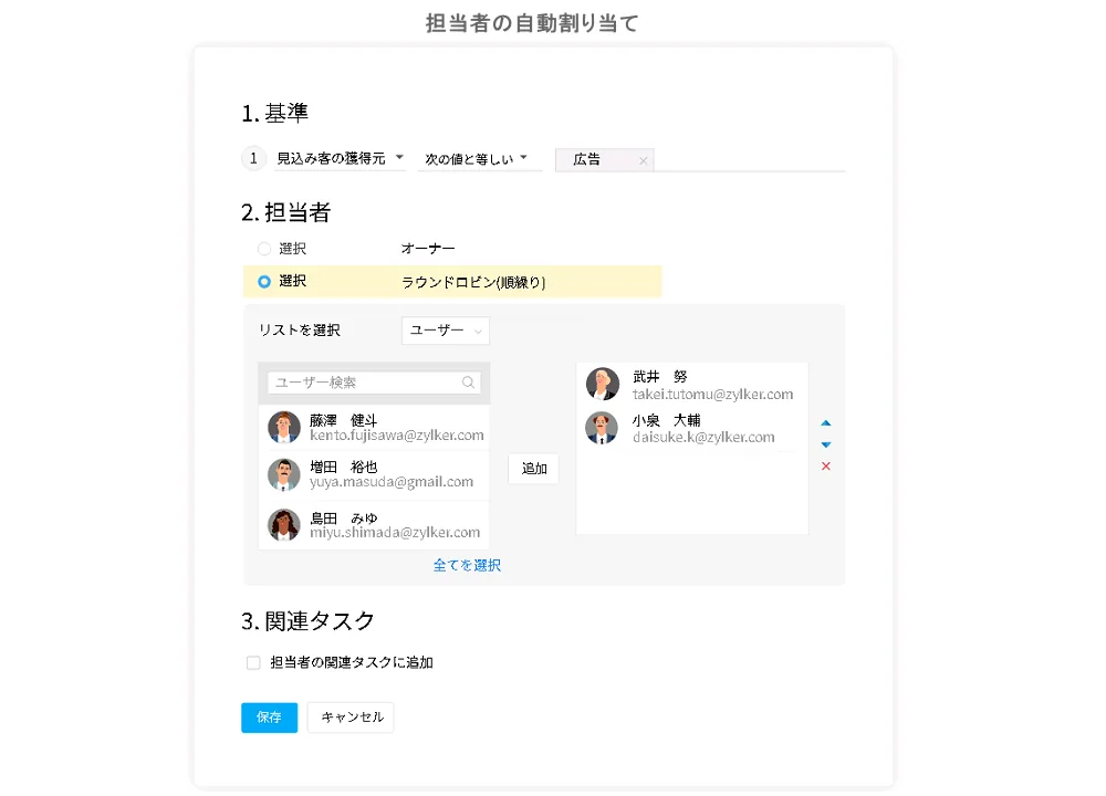 Zoho CRMのイメージ（Zohoサイトより）